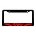 thumbnail image 1 of Japan Japanese Rising Sun Flag JDM Racing Drifting V02 License Plate Frame, 1 of 2