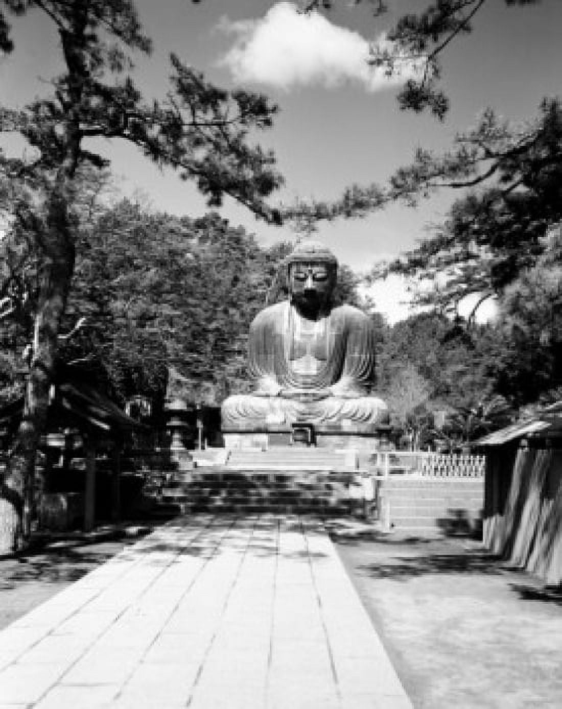Japan Kanagawa Prefecture Kamakura Budda statue Canvas Art - (24 x 36)