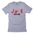 thumbnail image 1 of Japan Kayak - Olympic Games - Rio - Flag Men's Grey T-Shirt, 1 of 2