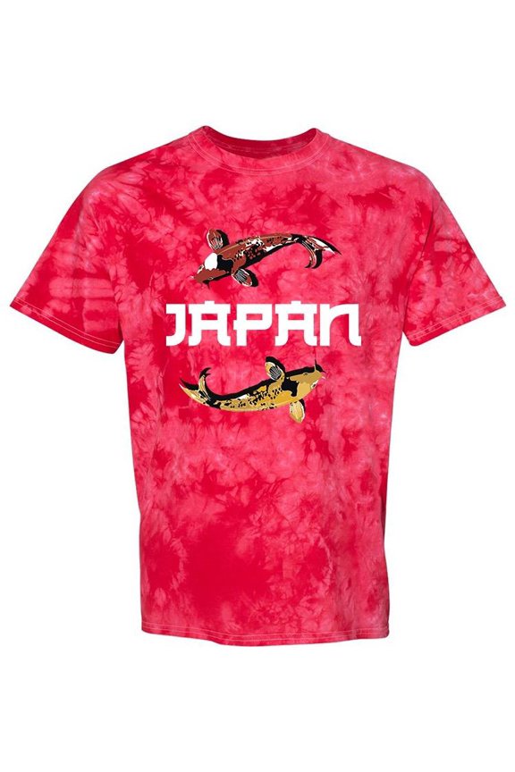 Japan Koi Fish Tie Dye Crystal Men -SPIdeals Designs, Male XX-Large