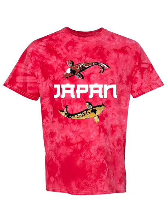 Japan Koi Fish Tie Dye Crystal Men -SPIdeals Designs, Male x-Large