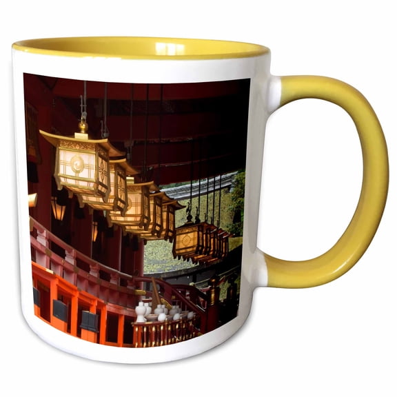3drose, Japan, Kyoto, Fushimi, Inari Grand Shrine-as15 Rti0560 - Rob Tilley, 11oz Two-tone Yellow Mug