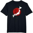 thumbnail image 1 of Japan Map T Shirt Japan and Japanese Culture Lover Tee, 1 of 3