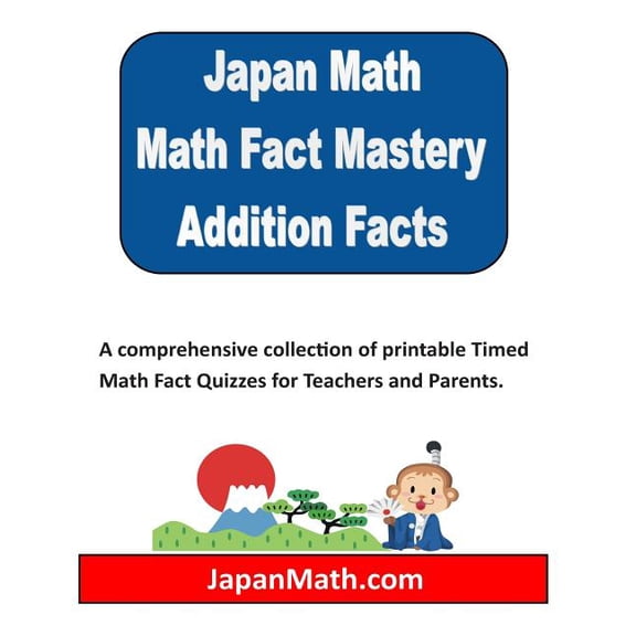 Japan Math Addition Facts Mastery (Paperback)
