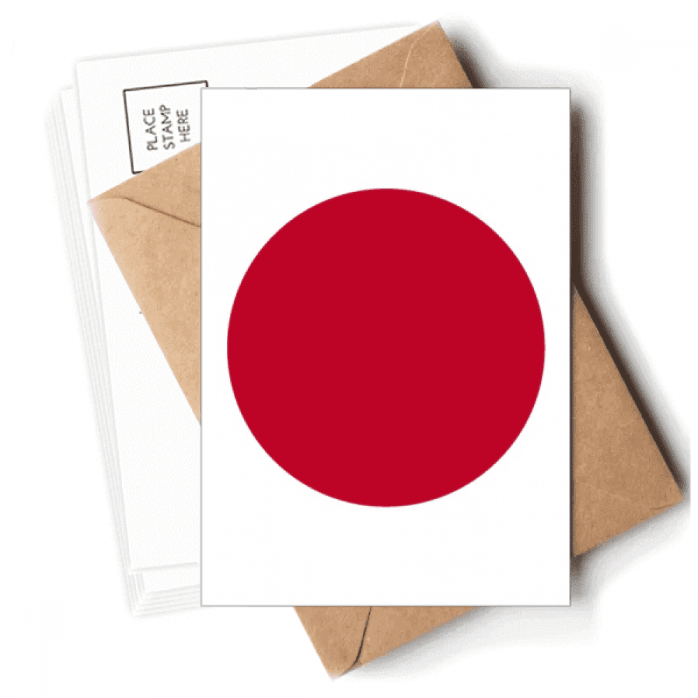 Japan National Flag Asia Country Postcards Envelopes Blank Note Cards Mailing