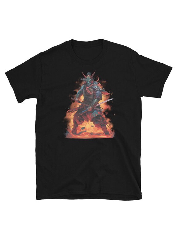 Japan Oni Demon Samurai Ronin Japanese Warrior Short-Sleeve Unisex T-Shirt