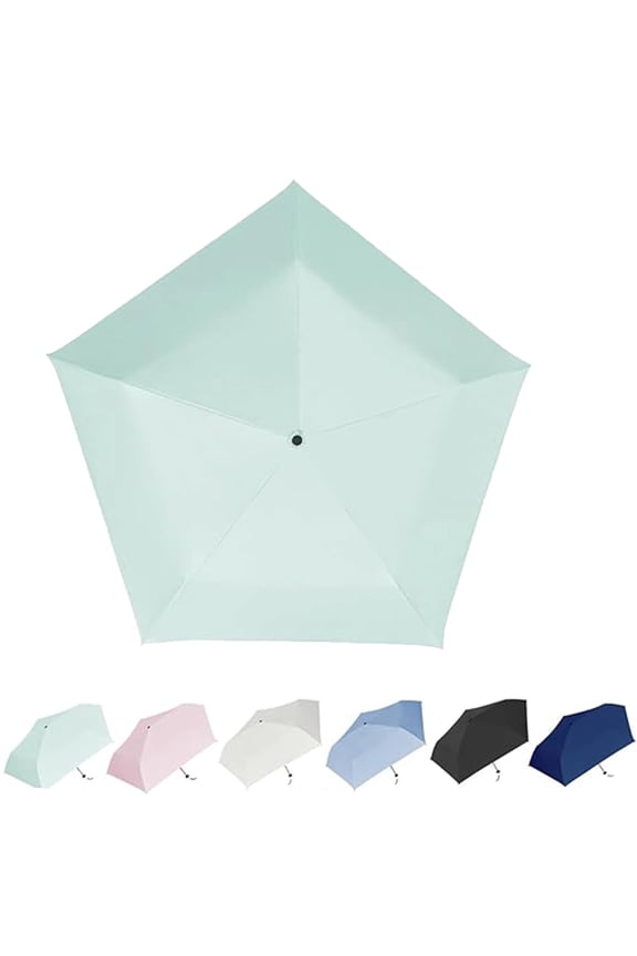 Japan Pencil Umbrella, Ultra-Light Mini Travel Umbrella with UPF 50+, Windproof Compact Pocket Parasol for Commute & Outdoor