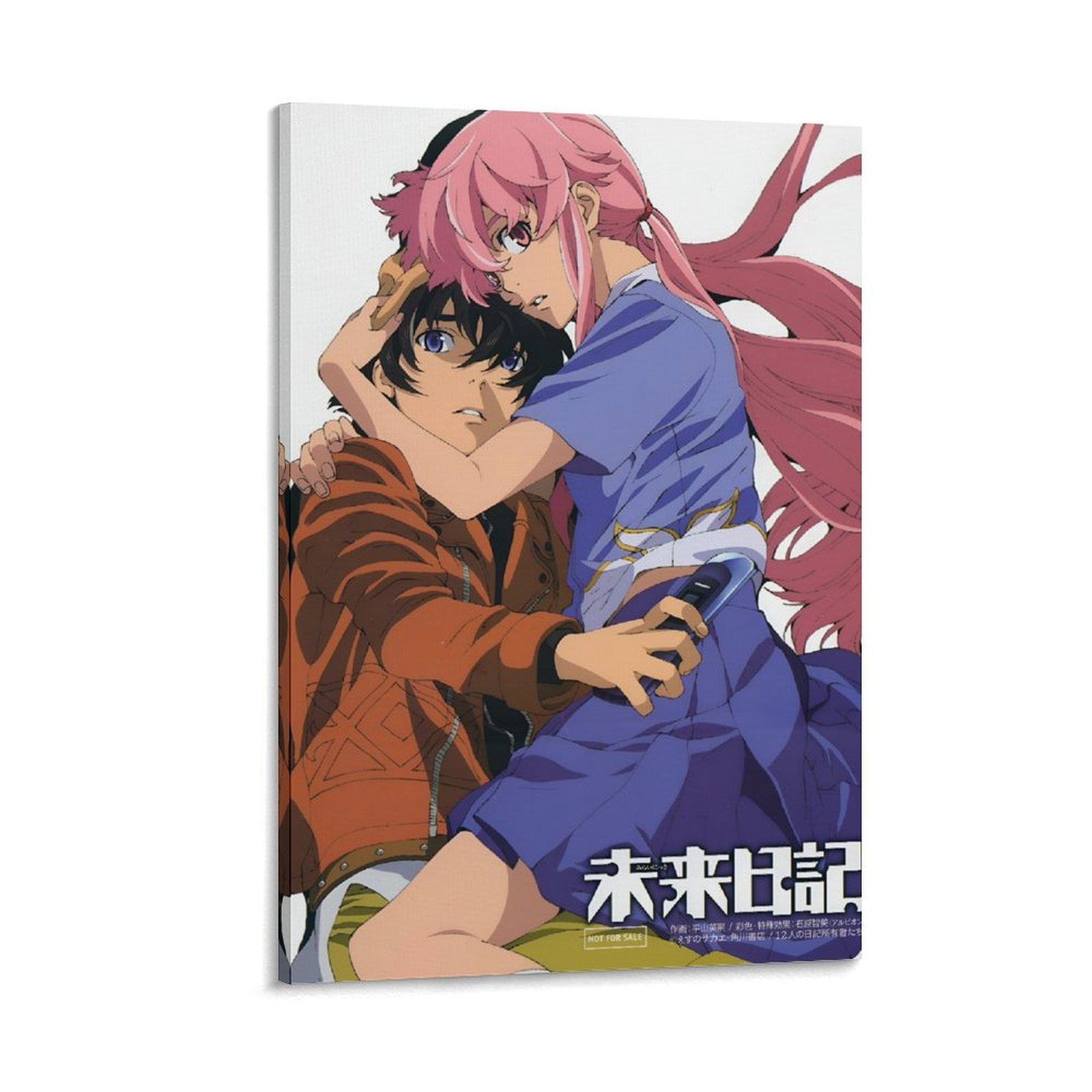 Japan Plot Suspense Manga Series Future Diary Character Anime Poster ...