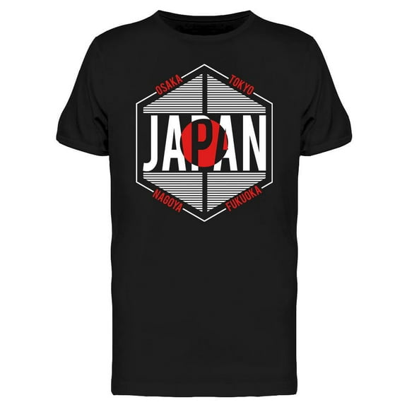 Japan Prefectures Design T-Shirt Men -Image by Shutterstock, Male x-Large