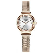 Japan Quartz Movement High Quality LANGLISHI Women Stainless Steel Mesh Rose Gold Waterproof Ladies Watch Dropshipping Watches