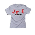 thumbnail image 1 of Japan Rowing - Olympic Games - Rio - Flag Girl's Cotton Youth Grey T-Shirt, 1 of 2