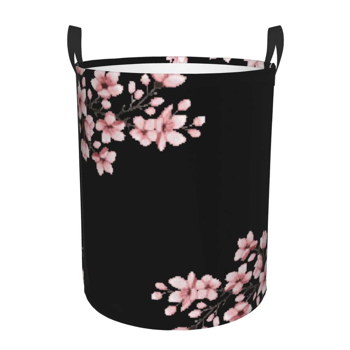 Japan Sakura Cherry Blossoms With A Red Rising Sun Laundry Basket