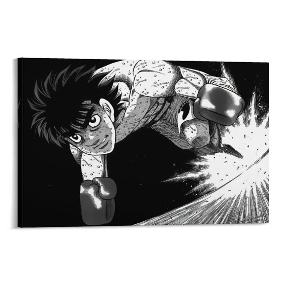 Japan Sports Anime Hajime No Ippo Role Makunouchi Ippo Poster Wall Art Poster Gifts Bedroom Prints Home Decor Hanging Picture Canvas Painting Posters 16x24inch(40x60cm)