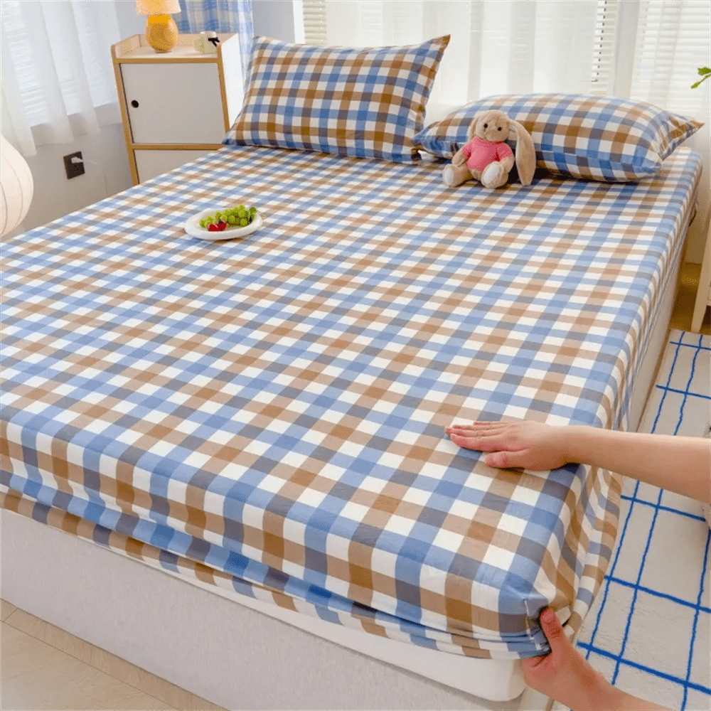 Japan Style Fitted Sheet No Pillowcase Bed Cover Elastic Bedsheet for