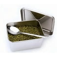 thumbnail image 1 of Japan Style Kitchen food Storage container Compartments Stainless Steel Seasoning box Containers with Lid Rectangle chef tools, 1 of 9