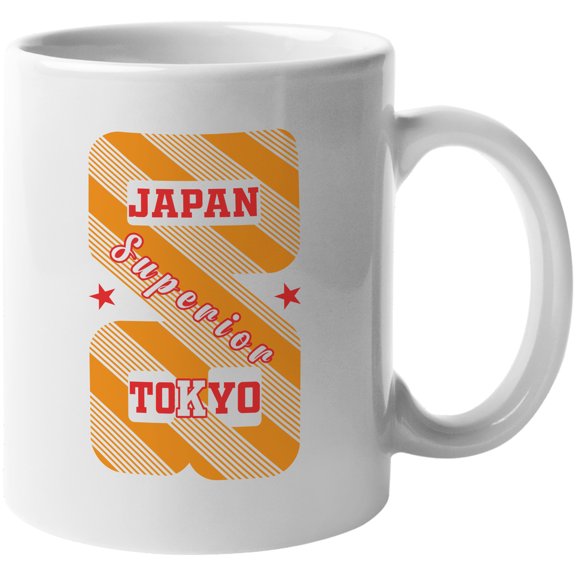 Japan, Superior, Tokyo, White 11oz Ceramic Mug
