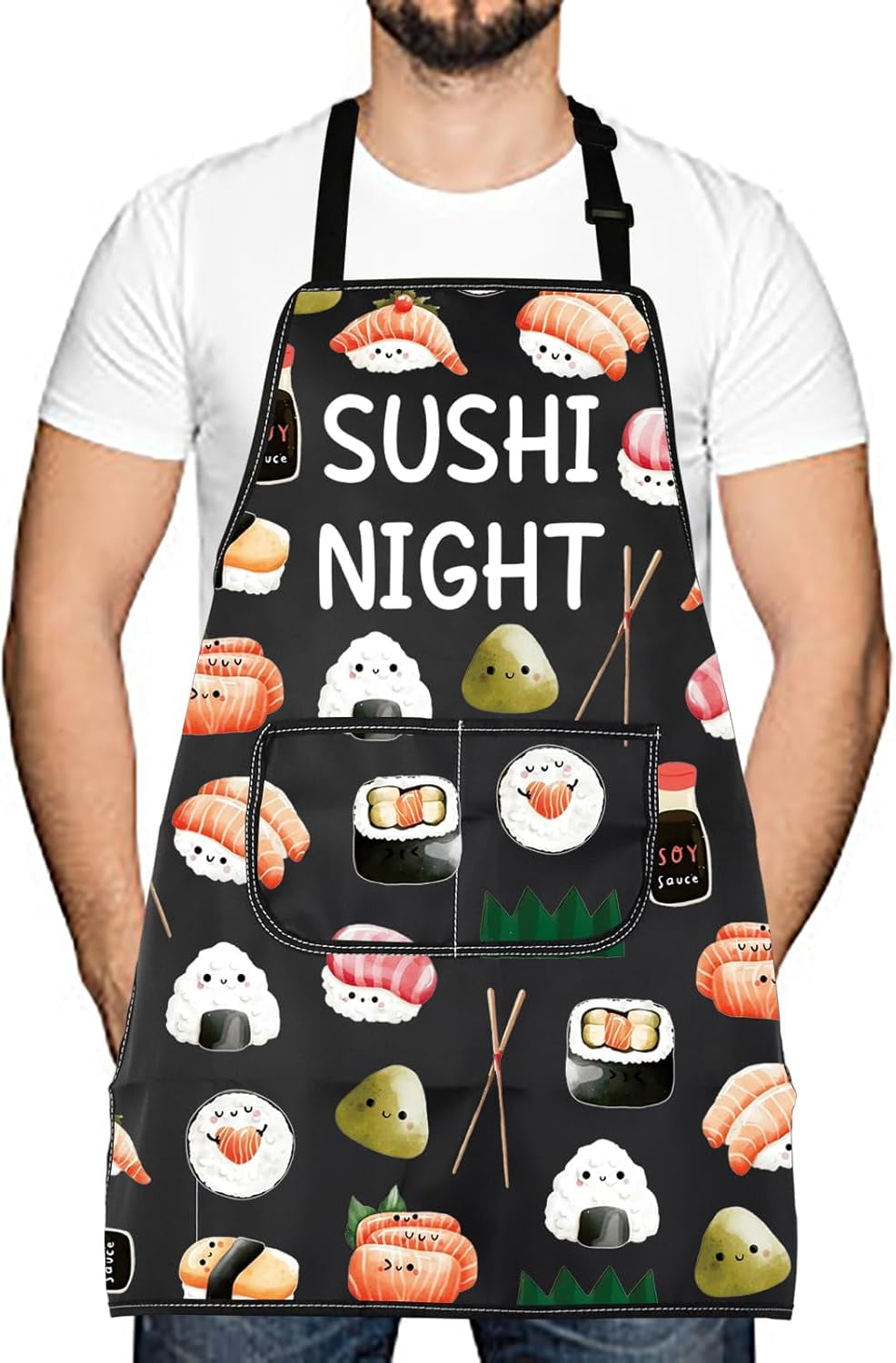 Italy Map Kitchen Apron - Polyester, Waterproof & Oil Resistant, 26.77 X 28.74 Inches, For Cooking & Grilling