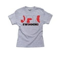thumbnail image 1 of Japan Swimming - Olympic Games - Rio - Flag Girl's Cotton Youth Grey T-Shirt, 1 of 2