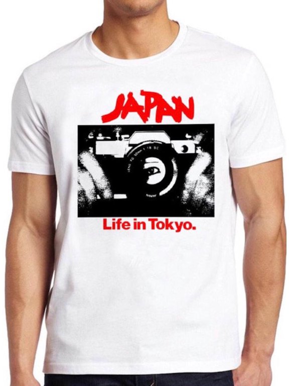 Japan Sylvian Life In Tokyo 80s Music Synth Pop New Wave Gift Tee T Shirt 1564