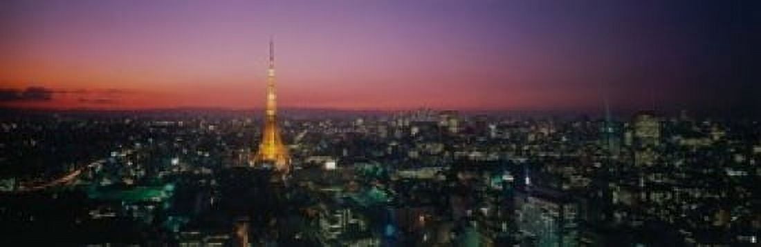 Japan Tokyo Canvas Art - Panoramic Images (37 x 12)