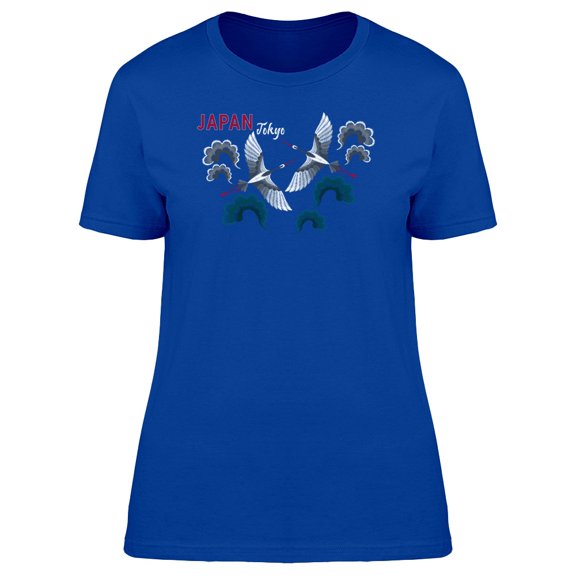Japan, Tokyo Cranes Tee Women's -Image by Shutterstock