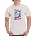 thumbnail image 1 of Japan Tourist Map T-Shirt Men -Image by Shutterstock, Male Small, 1 of 4