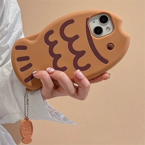 Japan ins 3D fish soft silicone phone case for Apple for iPhone 14 12 11 13 Pro Max 14 new boy girl Anti-fall cover couple shell