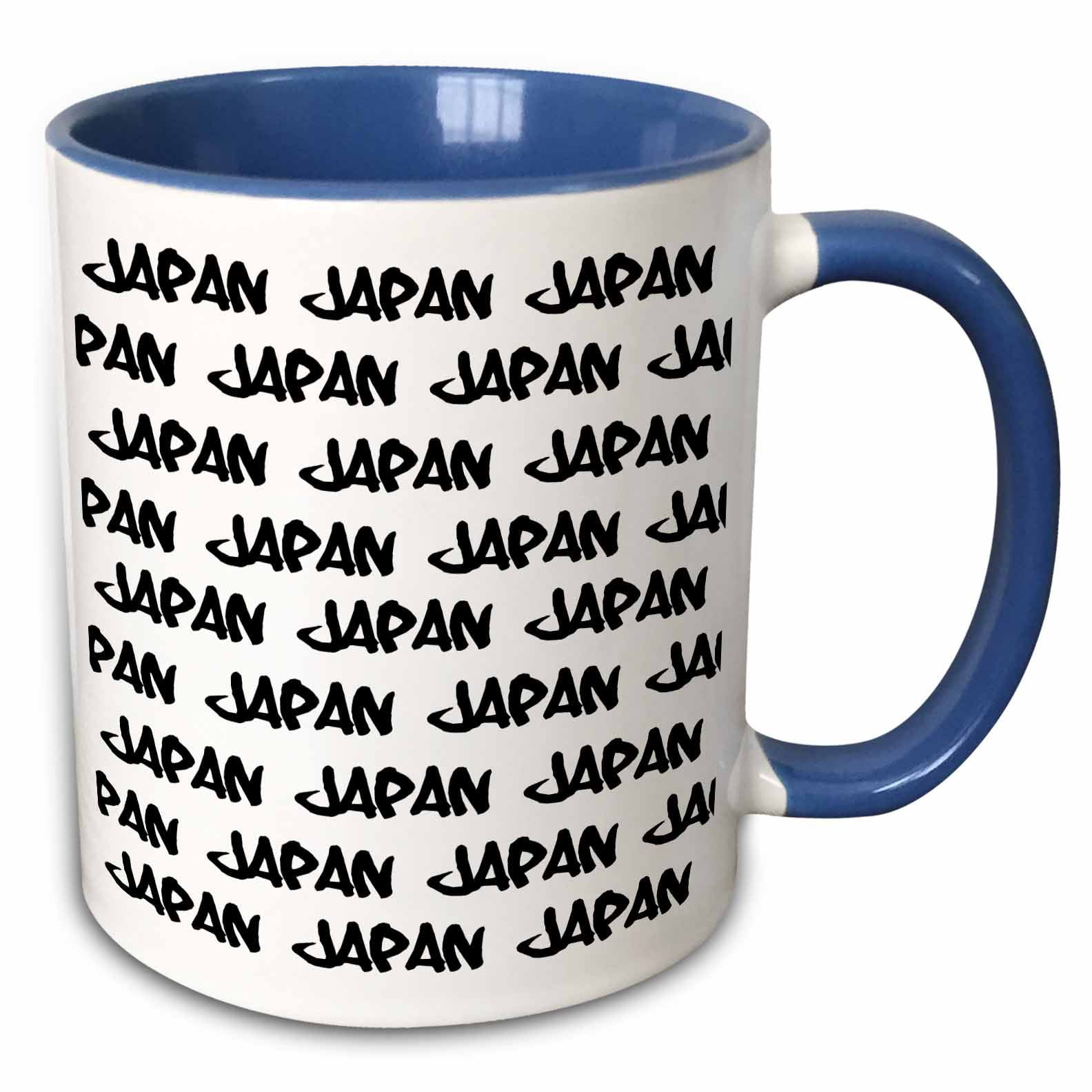 Japan text design - black words on white - Japanese souvenir - modern ...