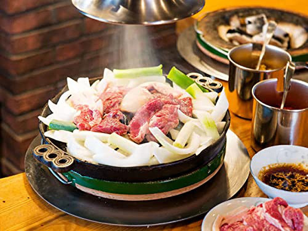 JapanBargain 1797, Ikenaga Korean BBQ Plate Genghis Khan Barbecue Grill