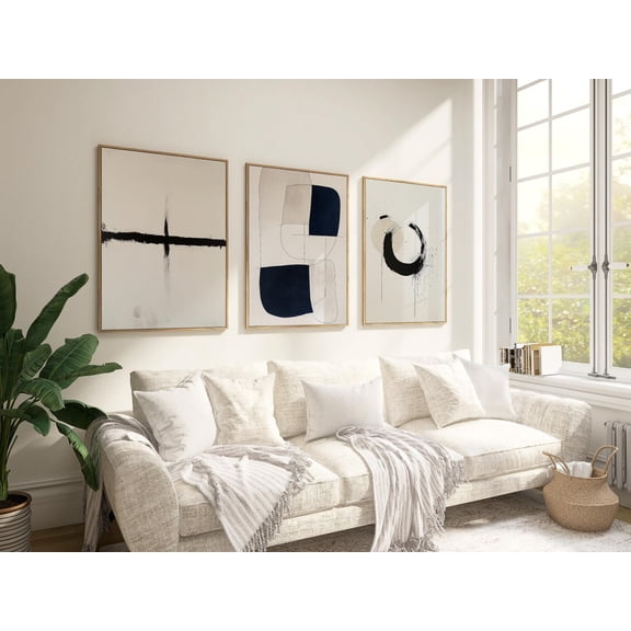 Japandi 3 Piece Wall Art Set Wabi Sabi Poster Trio for Minimalist Japandi Wall Art and JapaneseInspired Aesthetic Room Decor, Art Print, Poster Only
