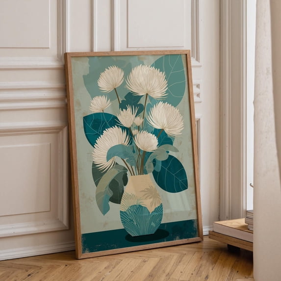 Japandi Botanical Ginkgo Vase Floral Art Option Kwc Classic Art Poster japandi-botanical-ginkgo-vase-floral-art-option-kwc-classic-art-poster