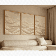 Japandi Japanese Mountain Minimalist Poster Set 3 , Poster Only