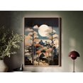 Japandi Portrait Floating Art Minimalist Tranquil Wabi-sabi Modern Zen ...