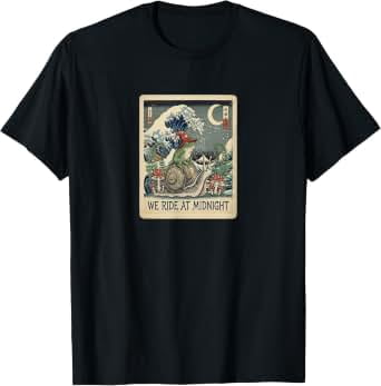 Fat Wizard Frog Japanese Aesthetic Frog Wizard Snail We Ride At Midnight Art Classic ...