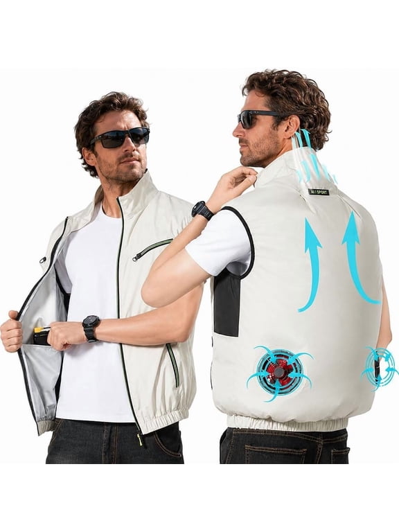 Japanese Air Conditioned Jacket, Japanese Fan Jacket, Cooling Vest with Fans for Men & Women