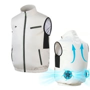 Japanese Air Conditioned Jacket, Portable Rechargeable Air Cooling Fan Jacket, Outdoor Work, Cycling, Hiking