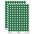 thumbnail image 1 of Japanese Akita Dog Outline 200+ Round Stickers - Dark Green - Matte Finish - 0.50" Size, 1 of 3