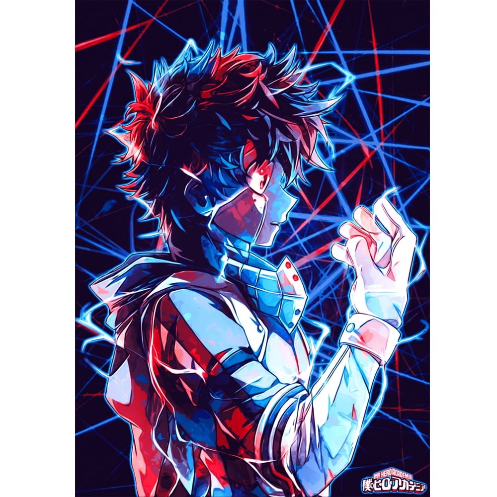 Japanese Anime BNHA Deku Manga My Hero Academia Posters Wall Art Canvas ...