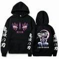 thumbnail image 1 of Japanese Anime Demon Slayer Akaza Merch Unisex Oversized Soft Cotton Pullover Hoodie - Manga Graphic Print Fall Winter Casual Streetwear, 1 of 6