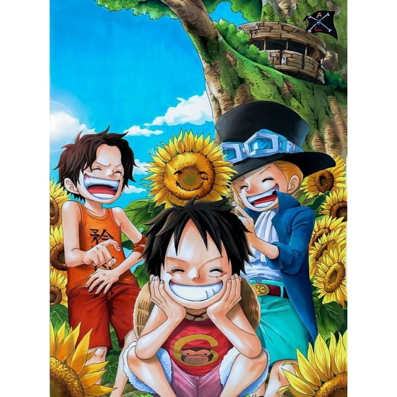 Japanese Anime Diamond Painting Set (for Adults) 5D DIY Anime Diamond Art Set (for Beginners) Round Full Diamond Diamond Painting Gem Art Crafts (Home Wall Decoration Gift)