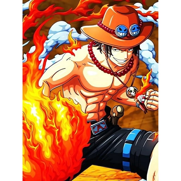 Japanese Anime Diamond Painting Set (for Adults) 5D DIY Anime Diamond Art Set (for Beginners) Round Full Diamond Diamond Painting Gem Art Crafts (Home Wall Decoration Gift)