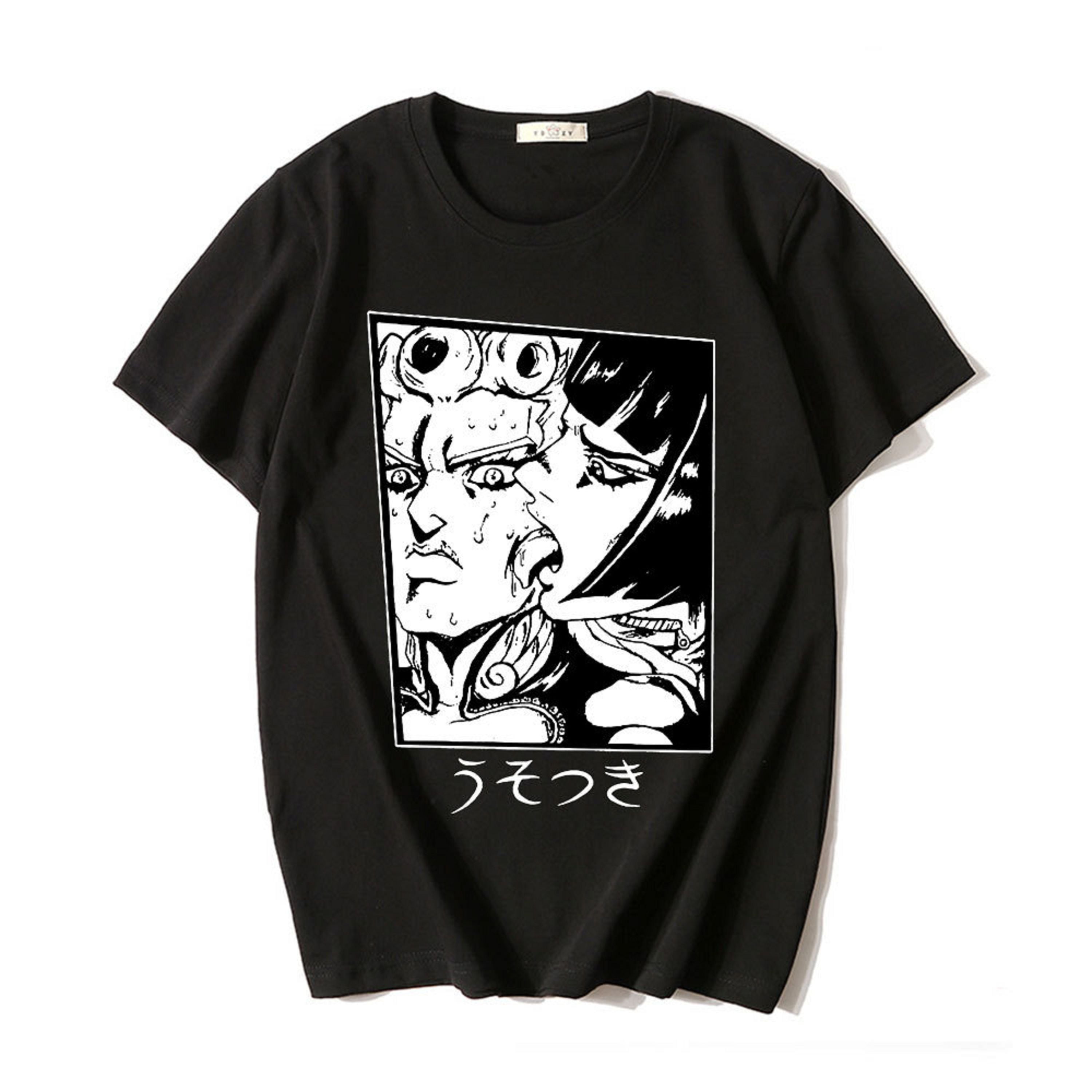 Japanese Anime Jojo Bizarre Adventure T Shirt Bruno Giorno Manga ...