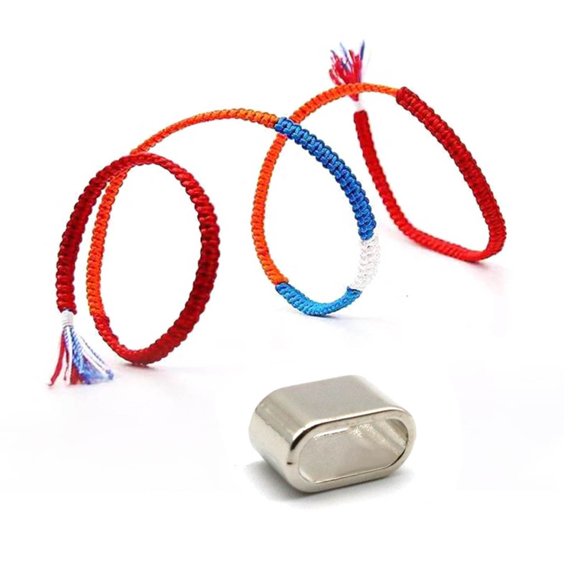 Japanese Anime Kumihimo Bangle Handmade Woven Bracelet Cosplay Jewelry for Fans