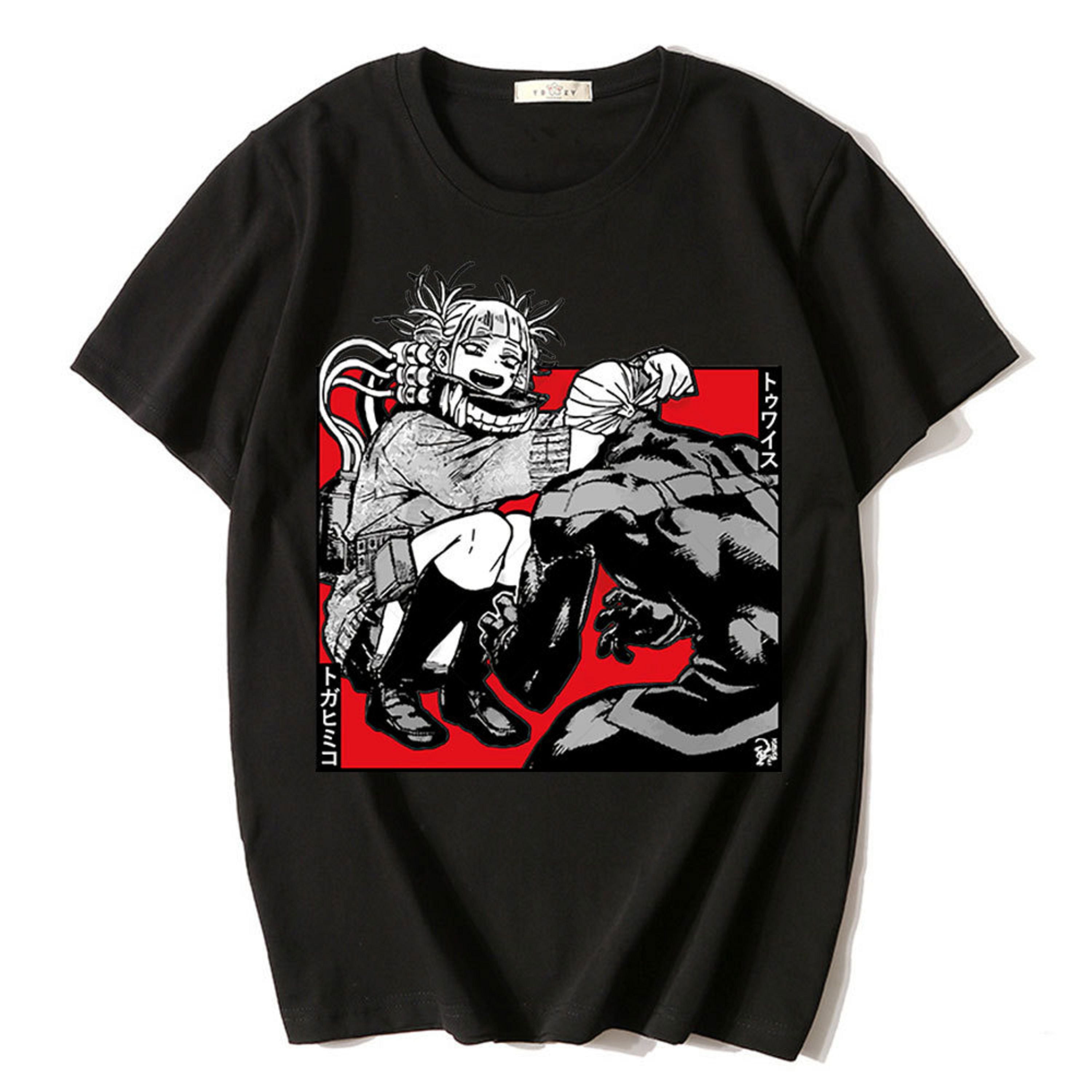 Japanese Anime My Hero Academia Printed T shirts Cartoon Attack on ...