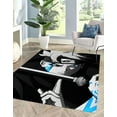 thumbnail image 1 of Japanese Anime Rugs, Thick Rug, Japanese Art Rug, Anime Rug, 3D Printeds Rug, Easy to Clean Rugs, Modern Rugs, Front Door Rugs, Black Rug, 1.7'x2.3' - 50x70 cm, 1 of 7