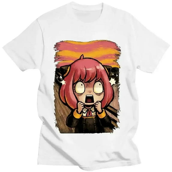 Japanese Anime Spy X Family Anya Forger Graphic Print T Shirt Streetwear Men Women Fashion Short Sleeve Plus Size T Shirt 42338