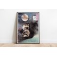 Japanese Antique Poster, Musashi Plain Moon By Tsukioka Yoshitoshi ...