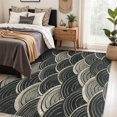 Japanese Looking Rug Japanese Area Rugs, Asian Oriental Pattern Carpet, Washable Non Slip ...