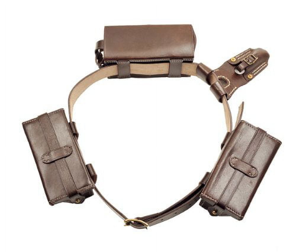 Japanese Arisaka Type 38 Ammo Pouches, Leather Belt, Bayonet Frog
