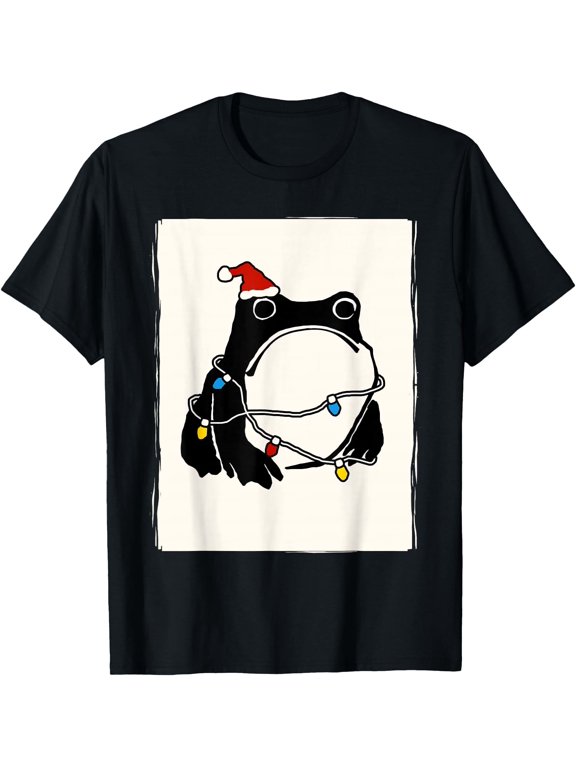 Japanese Art Frog Men Women Kids Funny Ugly Christmas T-Shirt